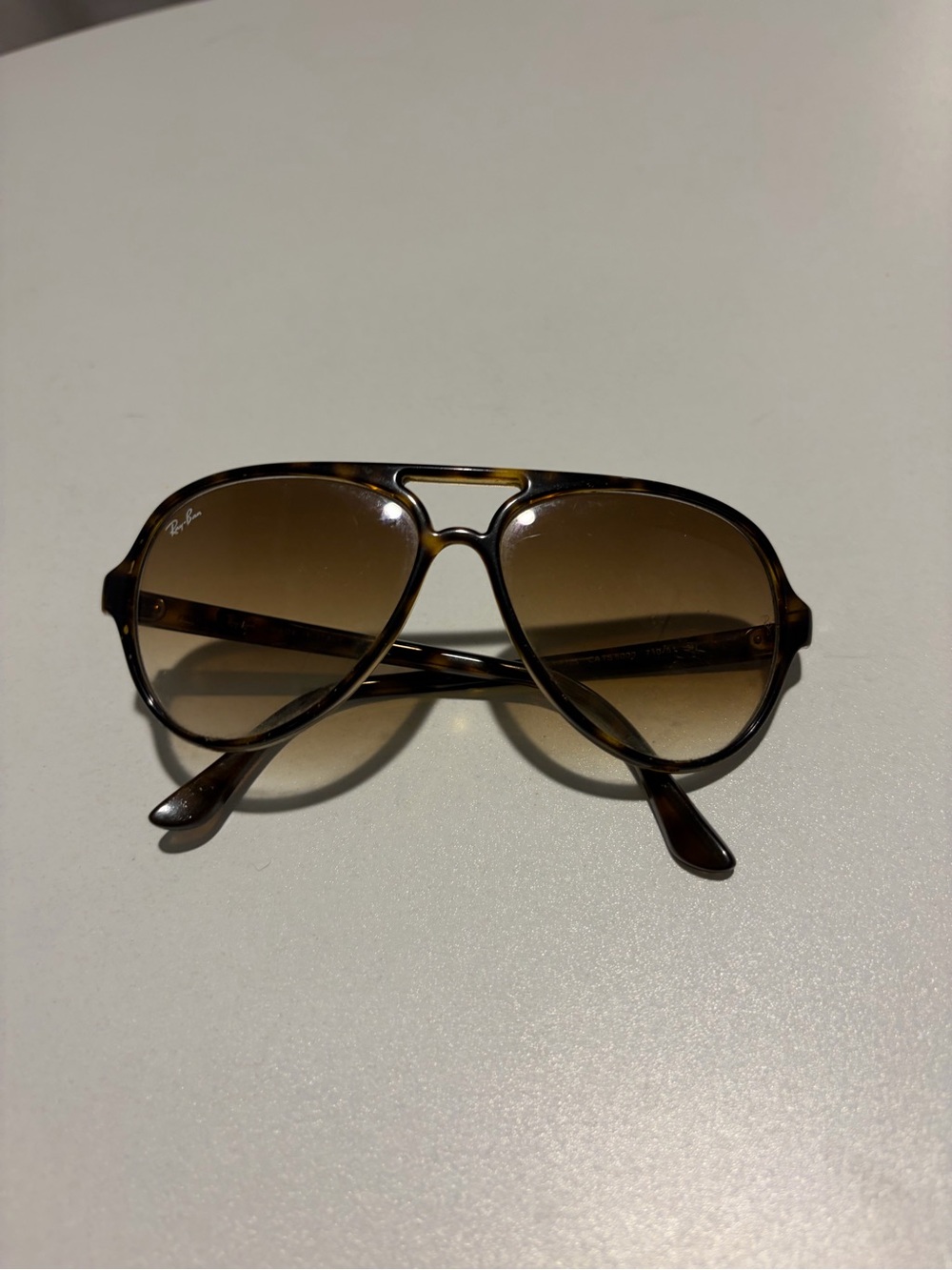 Ray-Ban Women’s Tortoiseshell Aviator Sunglasses - Brown Lenses